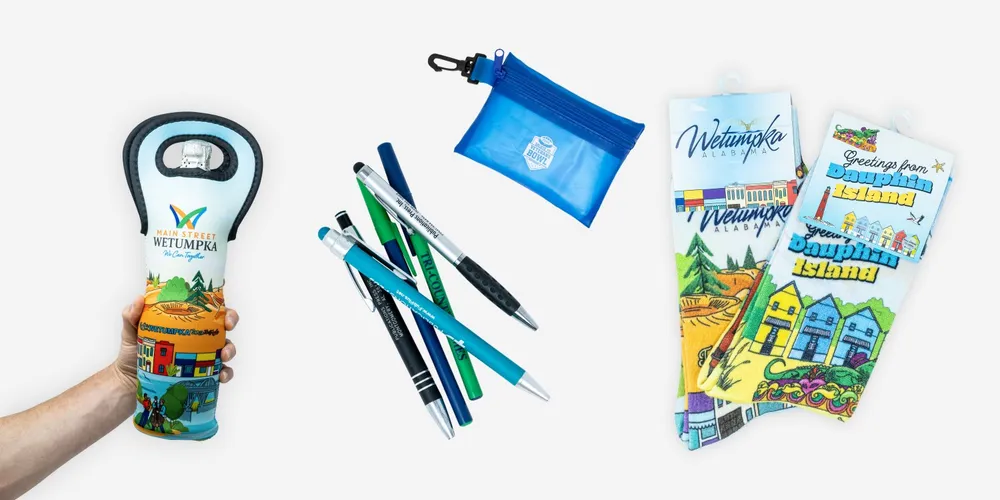 Examples of promotional print products